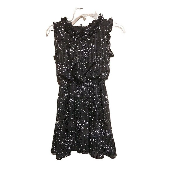Kidpik Dress Sz 12 Black With Stars - Picture 1 of 4